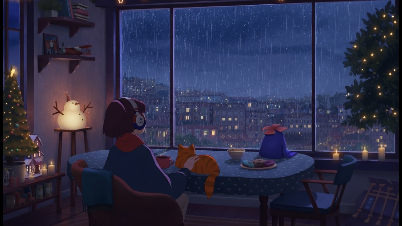 lofi hip hop — rainy night for focus and deep work