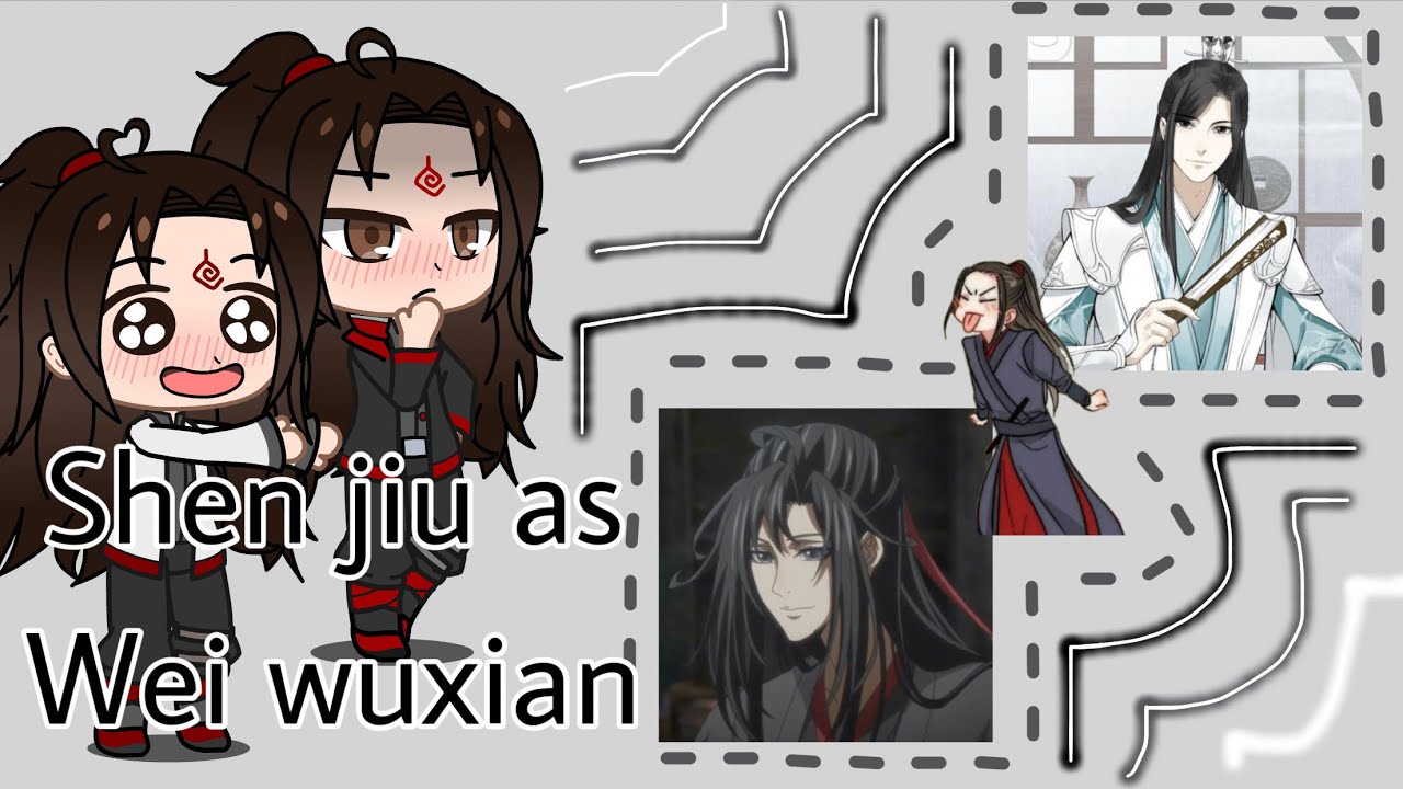 PIDW & SVSSS react to Shen Jiu as Wei Wuxian (MDZS, proud immortal demon way, Scum Villain,)❤️✨