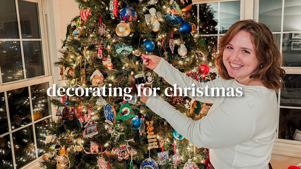 decorate for christmas with me! | extreme holiday makeover | vlog 56