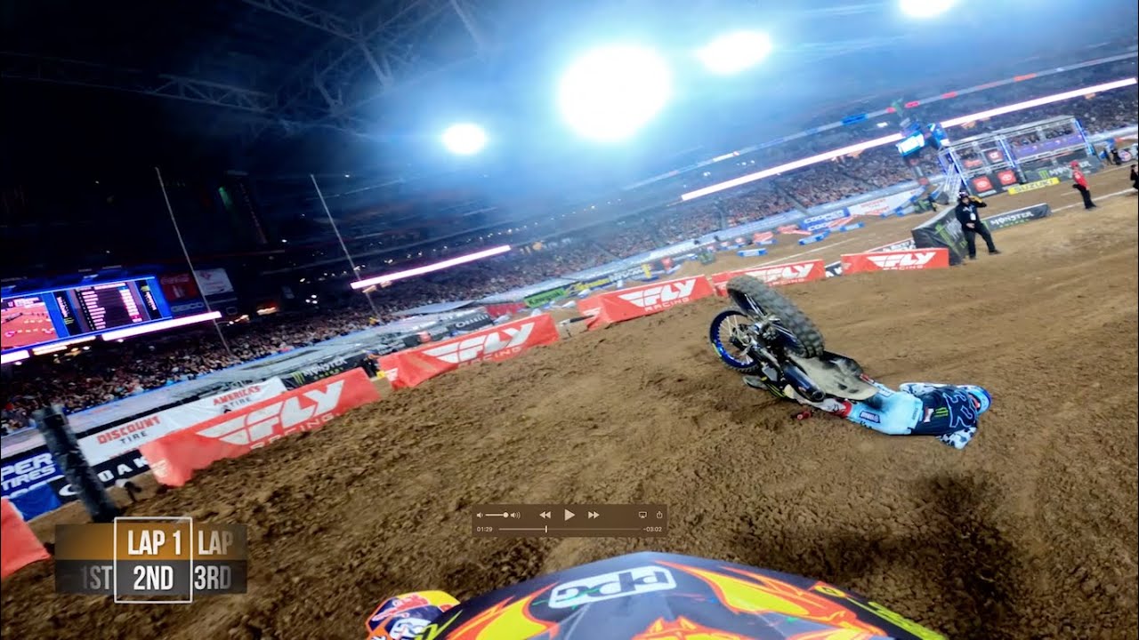 GoPro: Derek Drake - 2020 Glendale Supercross - Triple Crown Main #2 Highlights