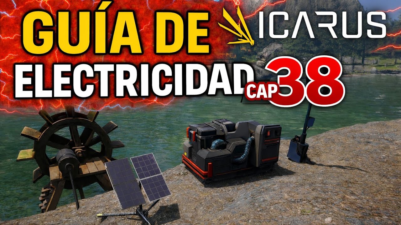 🔥  ELECTRICIDAD en ICARUS 2025 ⚡ La GUÍA DEFINITIVA para TU BASE