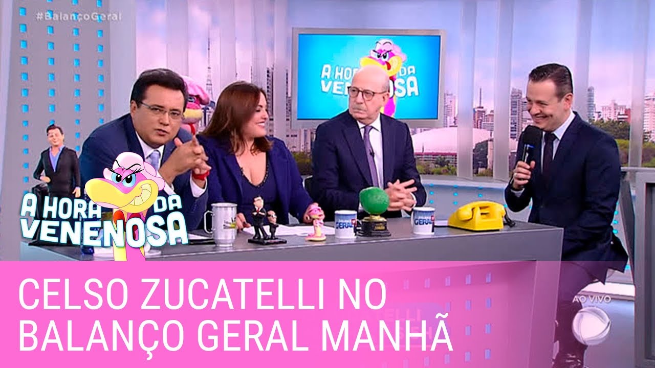 Celso Zucatelli fala da expectativa para a estreia no Balan&ccedil;o Geral Manh&atilde;