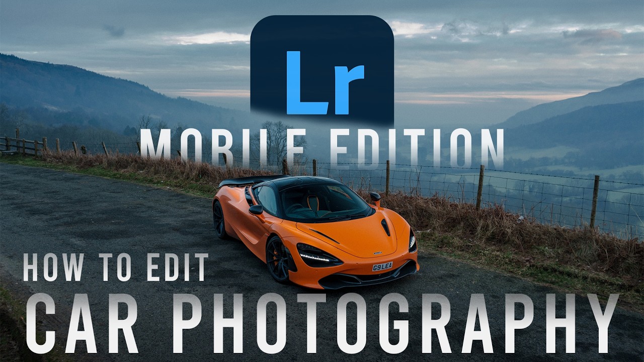 MOODY Car Photography Edits MADE EASY In Lightroom Mobile!