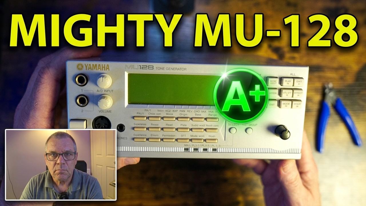 We test the Mighty Yamaha MU-128.  Let's see how she does.  ZEN unboxing.  We try a new knob.