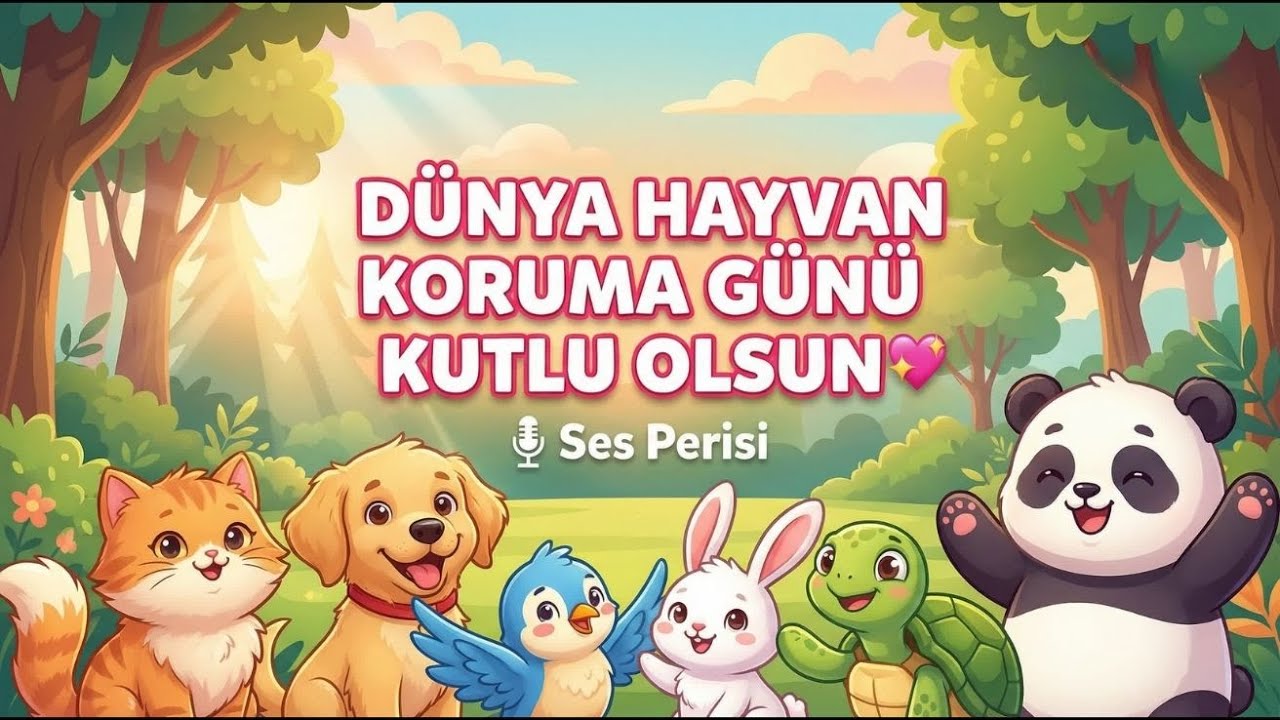 DÜNYA HAYVAN KORUMA GÜNÜ KUTLU OLSUN💞 #animasyon