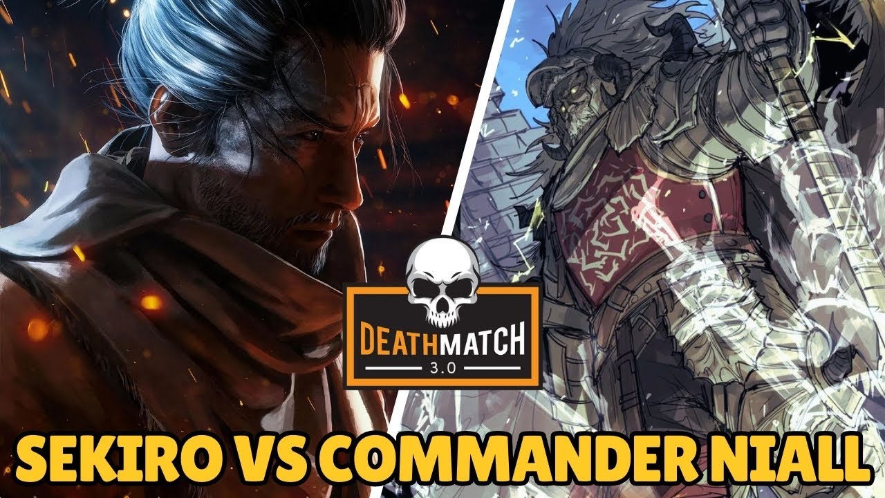 SEKIRO Vs COMMANDER NIALL (No Damage) - PERFECT DEFLECTS