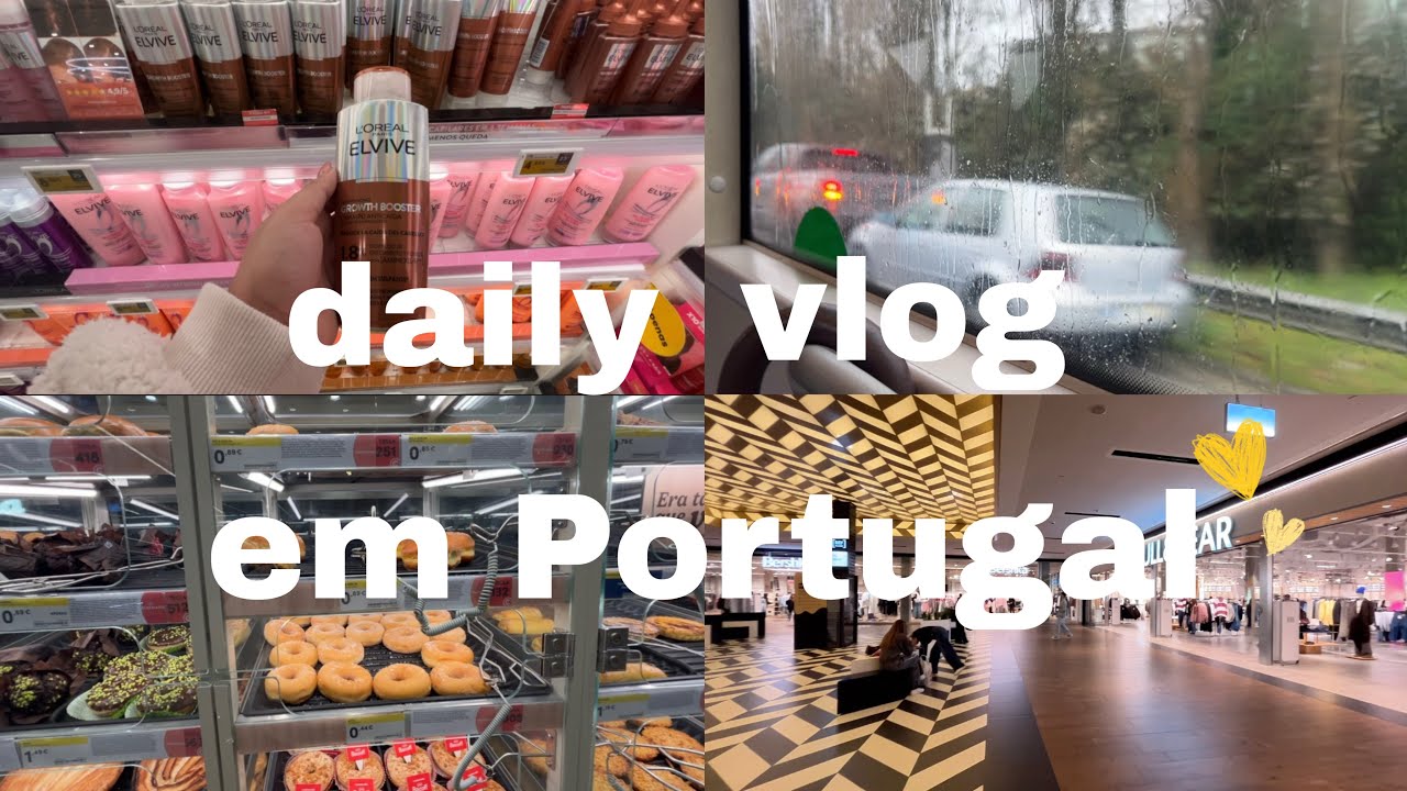 Vlog| Compras no shopping + mercado, em Portugal