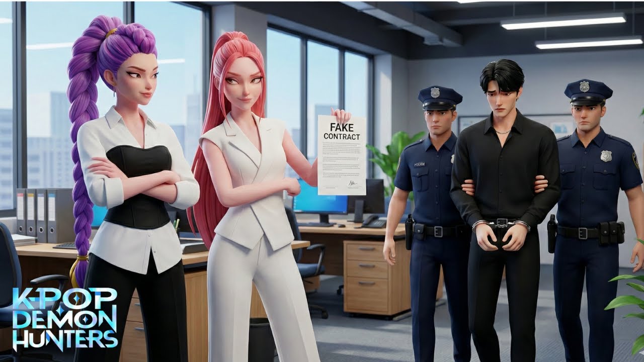 MIRA RESCUES RUMI FROM BAD COLLEAGUE JINU || K-POP Demon Hunters [Official Music Video]