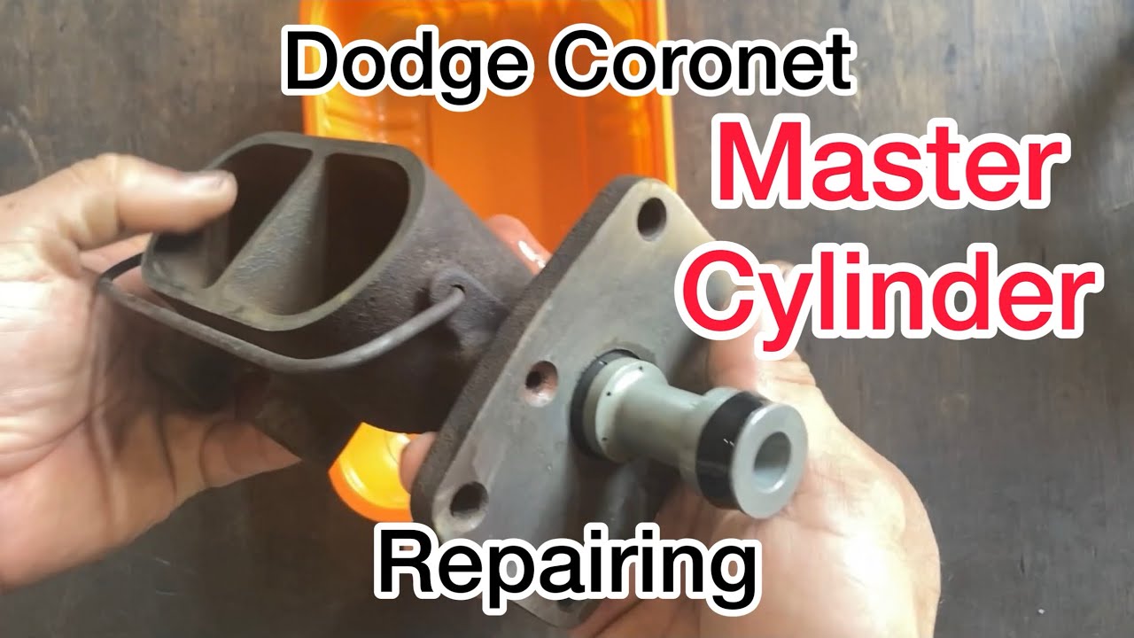 Dodge Coronet master cylinder Removing, Repairing and Bleeding