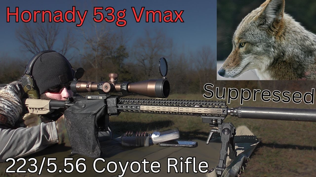 AR15 Load Development: Coyote Rifle 223/5.56; Hornady 53g Vmax, Accurate 2460, Hodgdon H322, 8208XBR