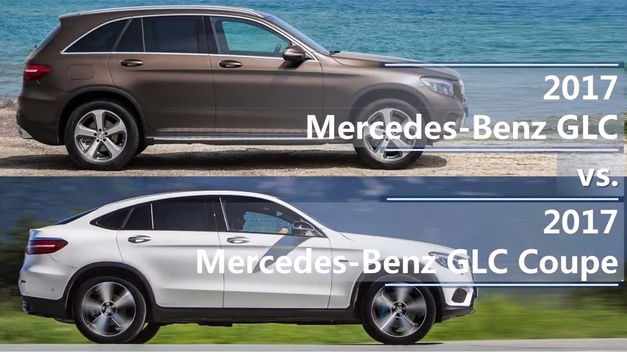 2017 Mercedes-Benz GLC vs 2017 Mercedes-Benz GLC Coupe (technical comparison)