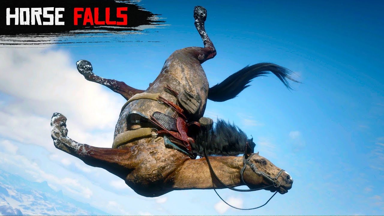 HORSE Falls and CRASHES | Euphoria Ragdolls | RDR2 PC Mods pt.3
