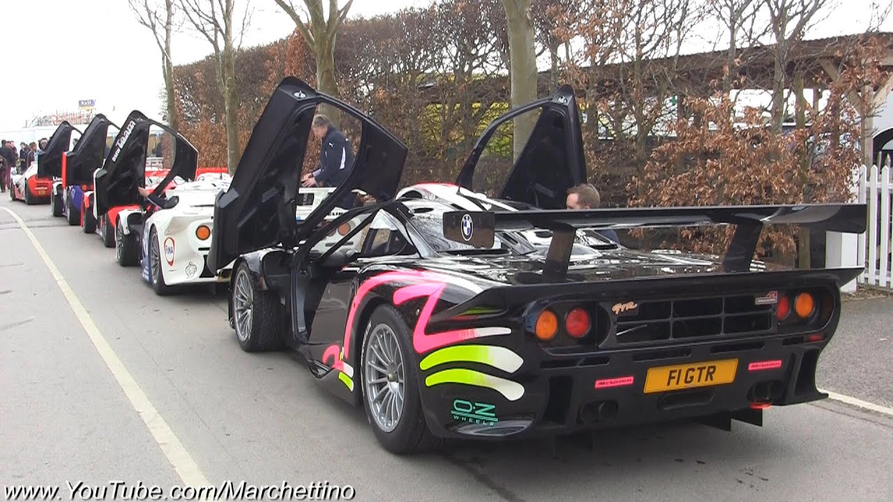16x McLaren F1 GTR Insanely EPIC Exhaust Sound!