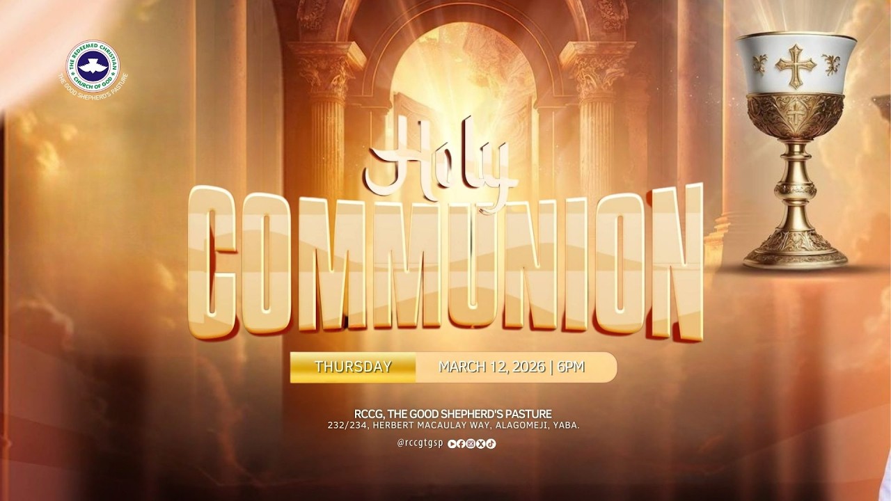 MARCH HOLY COMMUNION SERVICE | THU MARCH 12, 2026