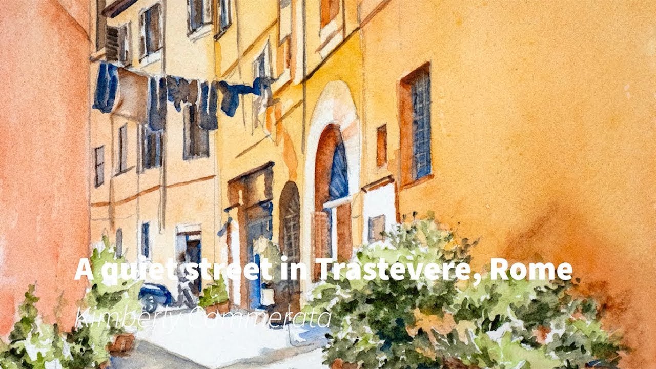 A quiet street in Trastevere, Rome | Timelapse |Kimberly Cammerata