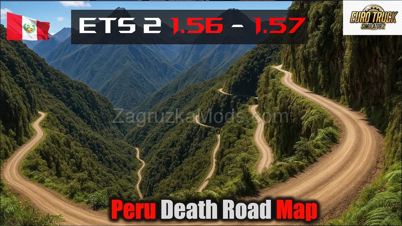 ETS2 1.56 - 1.57 Peru Death Road Map