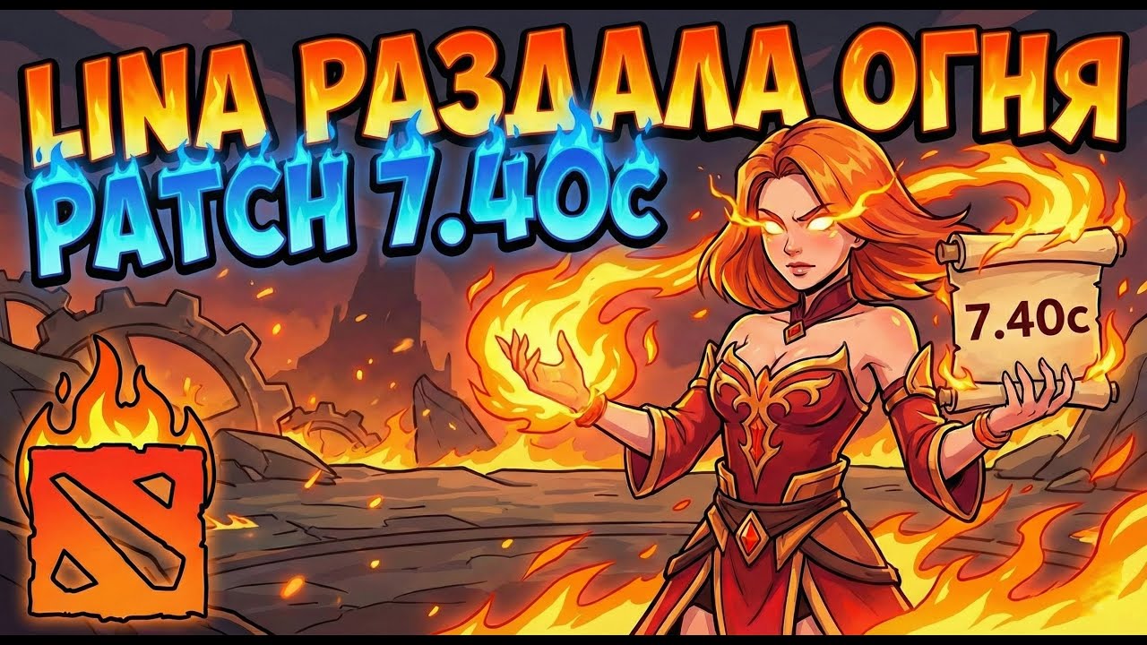 LINA РАЗДАЛА ОГНЯ PATCH 7.40c DOTA 2