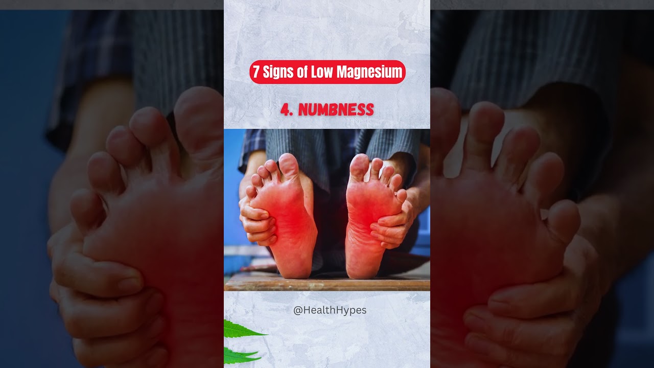 7 Signs of Low Magnesium | Health Hypes