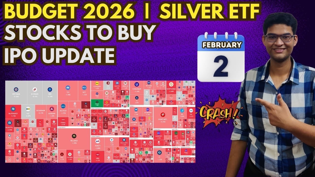 IPO Update | Budget 2026 Stocks | Silver ETF Crashed Hold Or Sell | Gold ETF Crashed | ShareX India