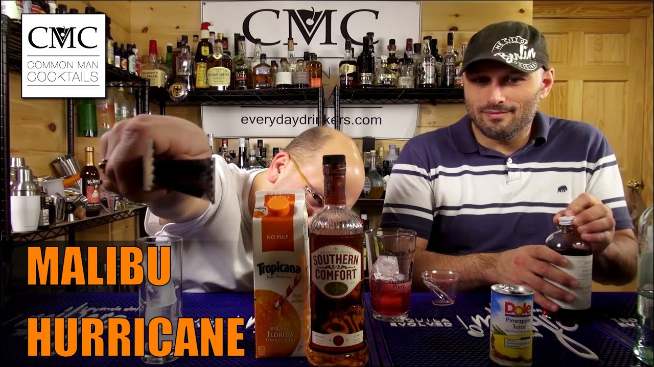 Malibu Hurricane, with Malibu Coconut Rum