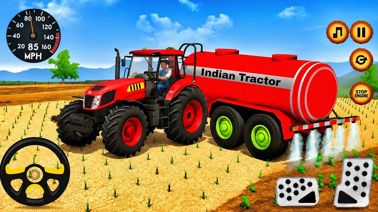 Modern Tractor Farming Driving Simulator 3D - New Tractor Games 2026 - Android Gameplay
