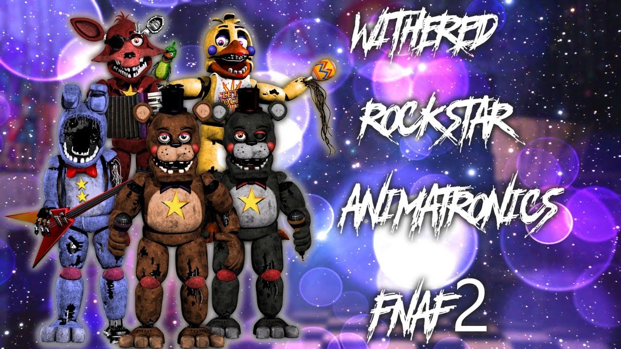 [FNAF | Speed Edit] Making Withered Rockstar Animatronics