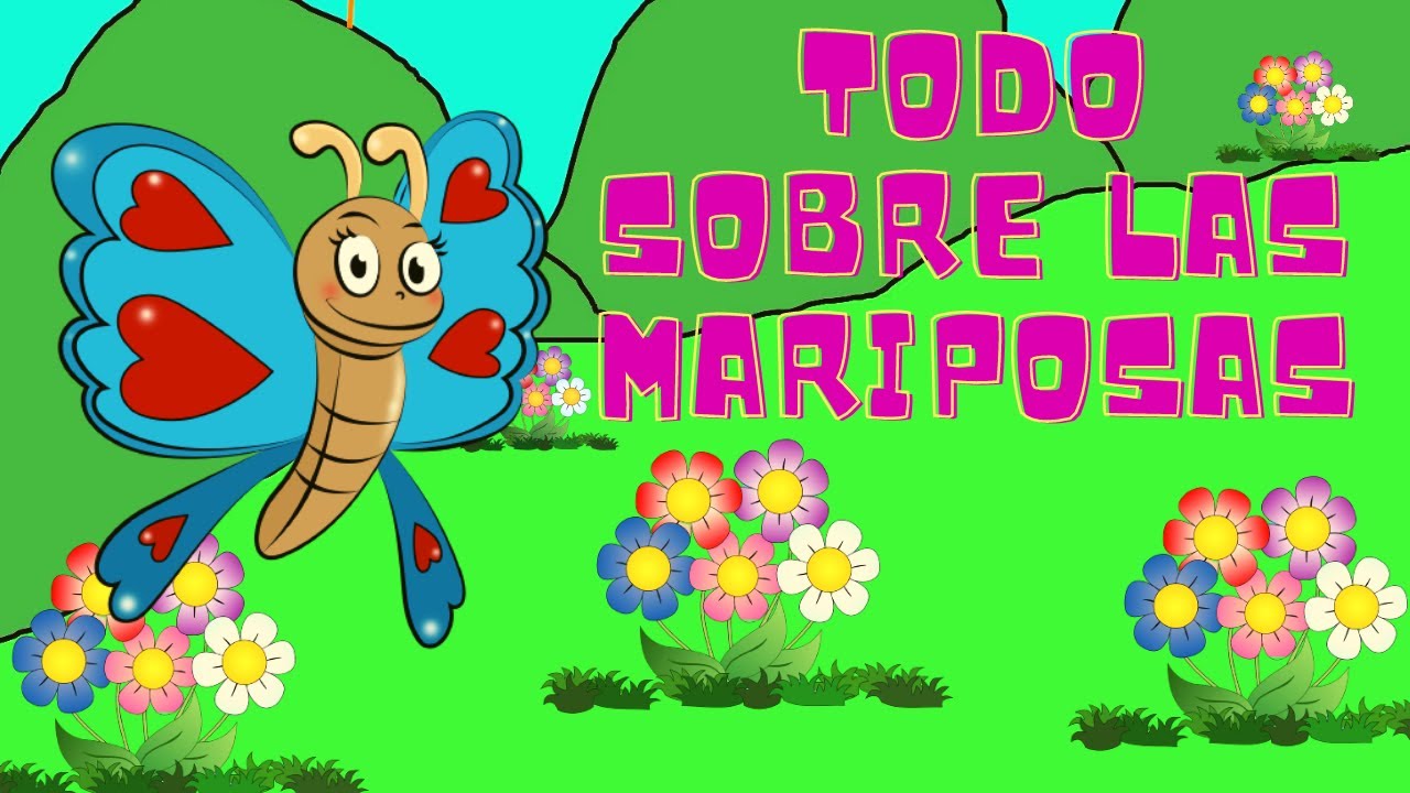 LAS MARIPOSAS para niños/TODO SOBRE LAS MARIPOSAS/ESPAÑOL/incluye adivinanza  y poesía