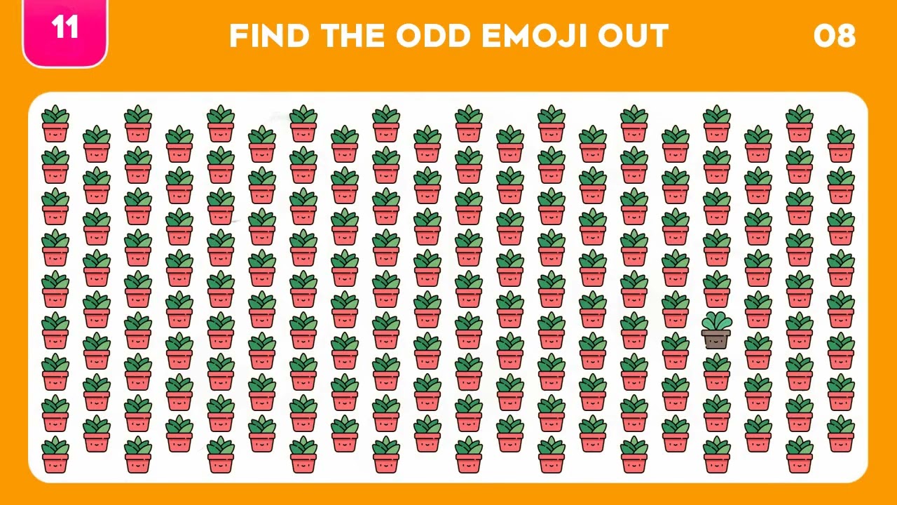 Find The Odd Emoji Out | Emoji Quiz