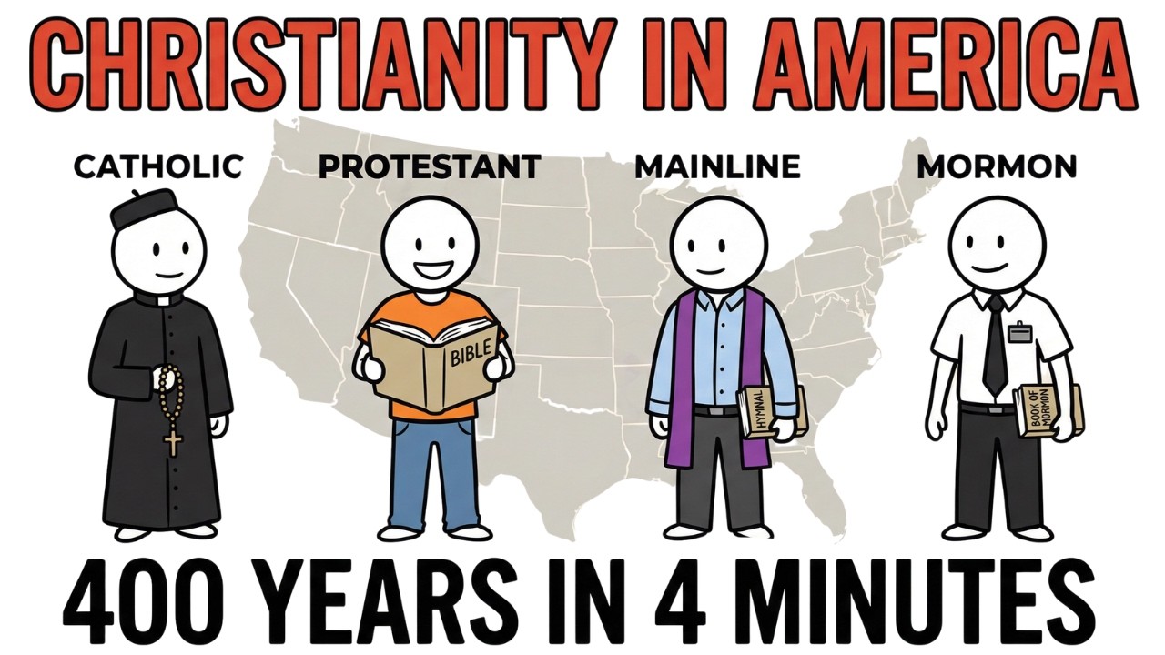 Christianity In The USA Explained In 4 Minutes