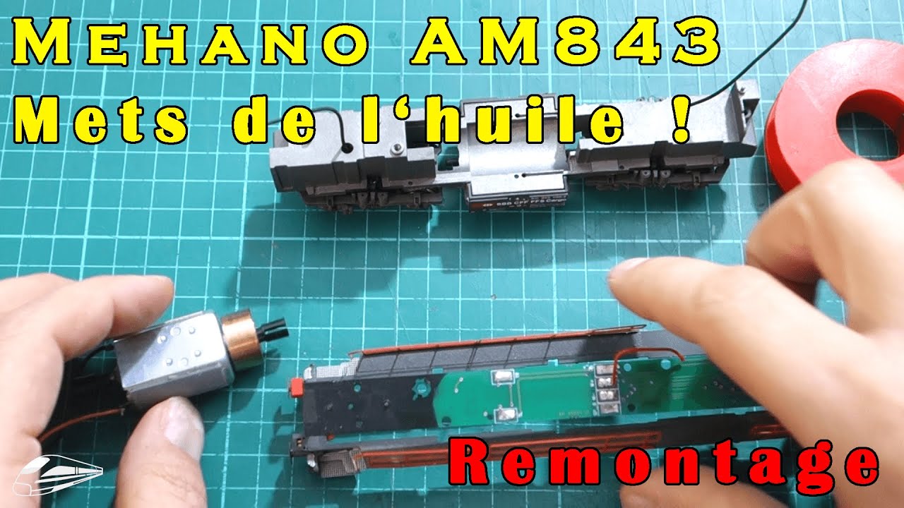 MEHANO SBB/CFF Am 843 Cargo G1700 - Remise en état - Partie 3