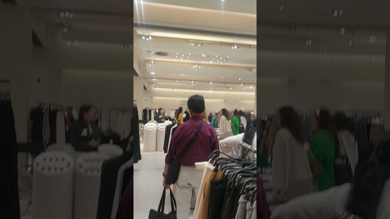 ZARA Sale Crowd Dubai #dubaiclips #shorts