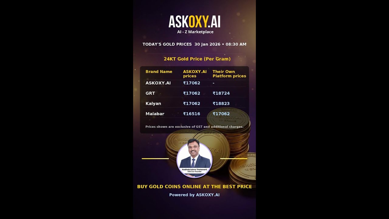 💛 24KT Gold Price Today – 30 Jan 2026

₹17,062 per gram