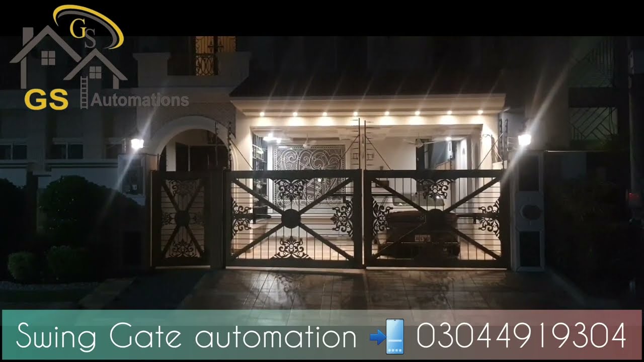 Swing Gate automation system(TOONA 4024)Installation DC colony rahwali gujranwala