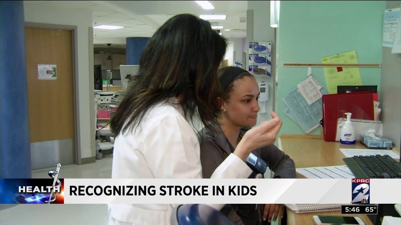 Recognizing a stroke in kids