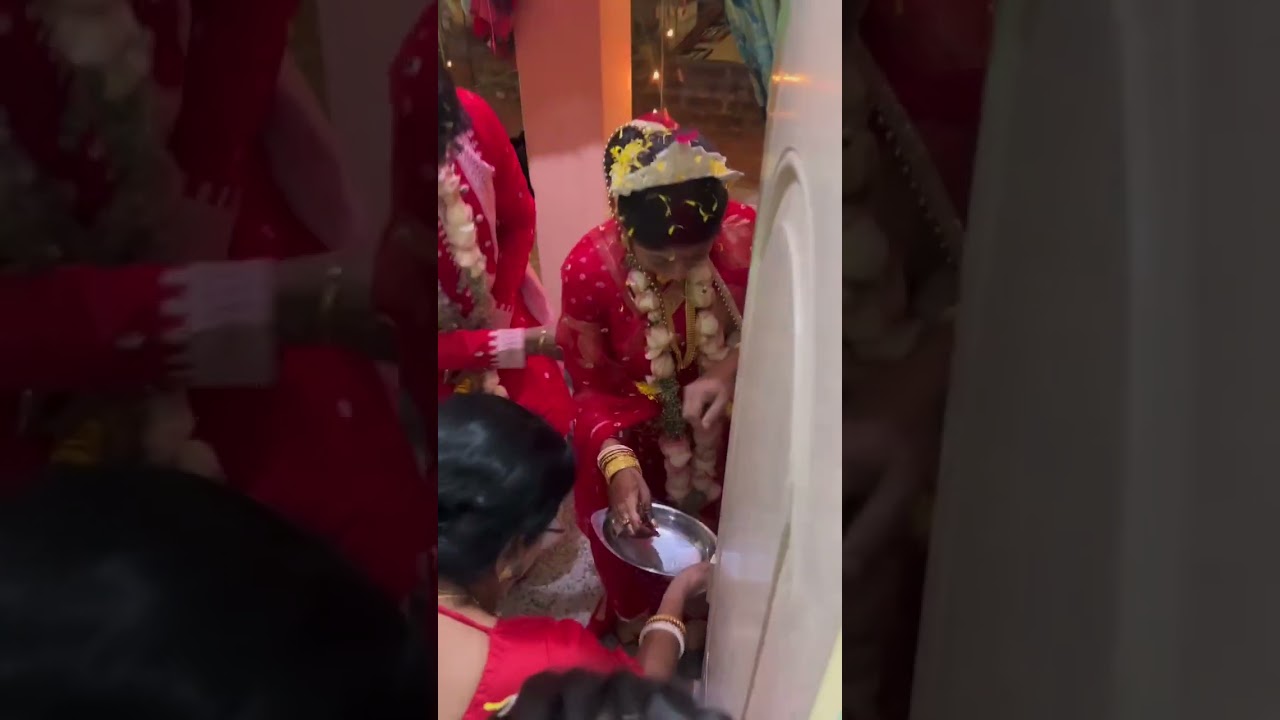 Bengali rituals in wedding 😍 #shorts #bengali