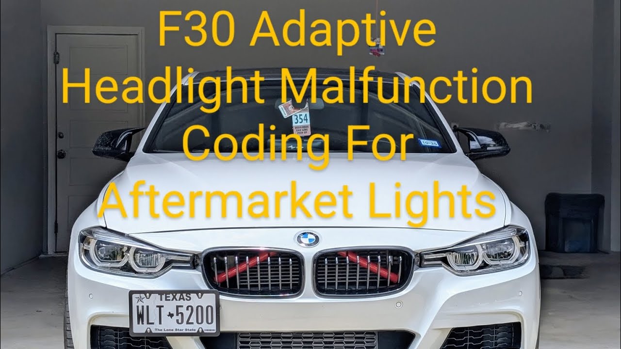 BMW F30 Adaptive Headlight Error Coding For Aftermarket Headlights