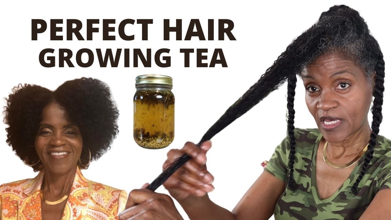 PERFECT DIY HERBAL MOISTURIZING & STRENGTHENING HAIR TEA FOR FASTER GROWING HAIR | LEAVE-IN