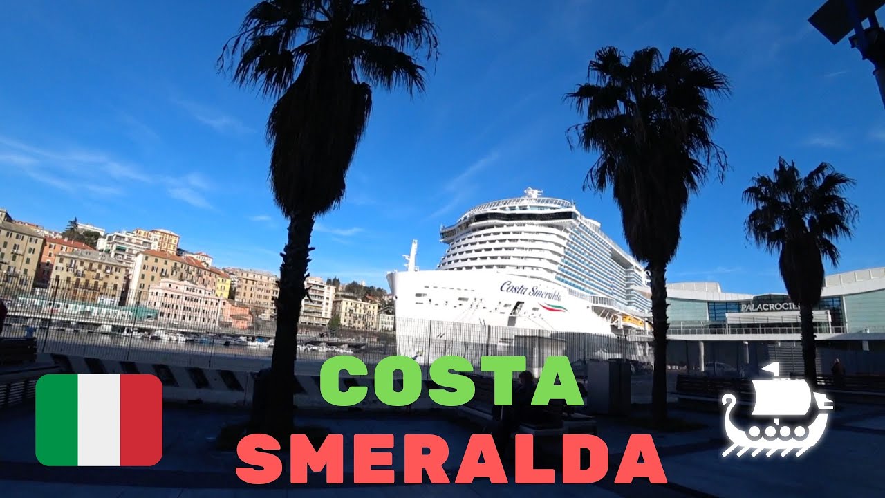 Обзор новейшего лайнера Costa Cruise-Costa Smeralda. Второй рейс лайнера - Италия, Испания, Франция.