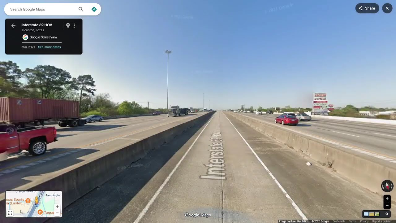 Interstate 69 - Texas (Exits 167 to 94) southbound