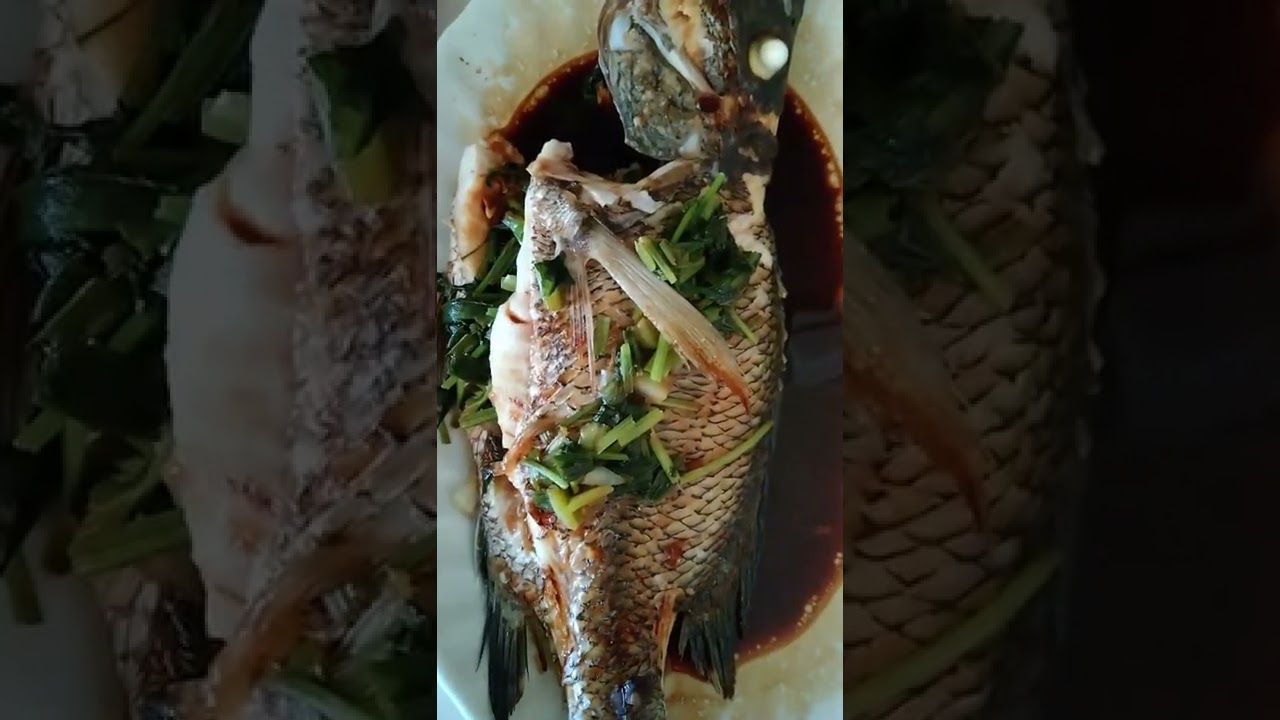 STEAmed fresh live fish #shorts #asmr #mukbang #chinesecuisine #food #love #ofw #viralshorts