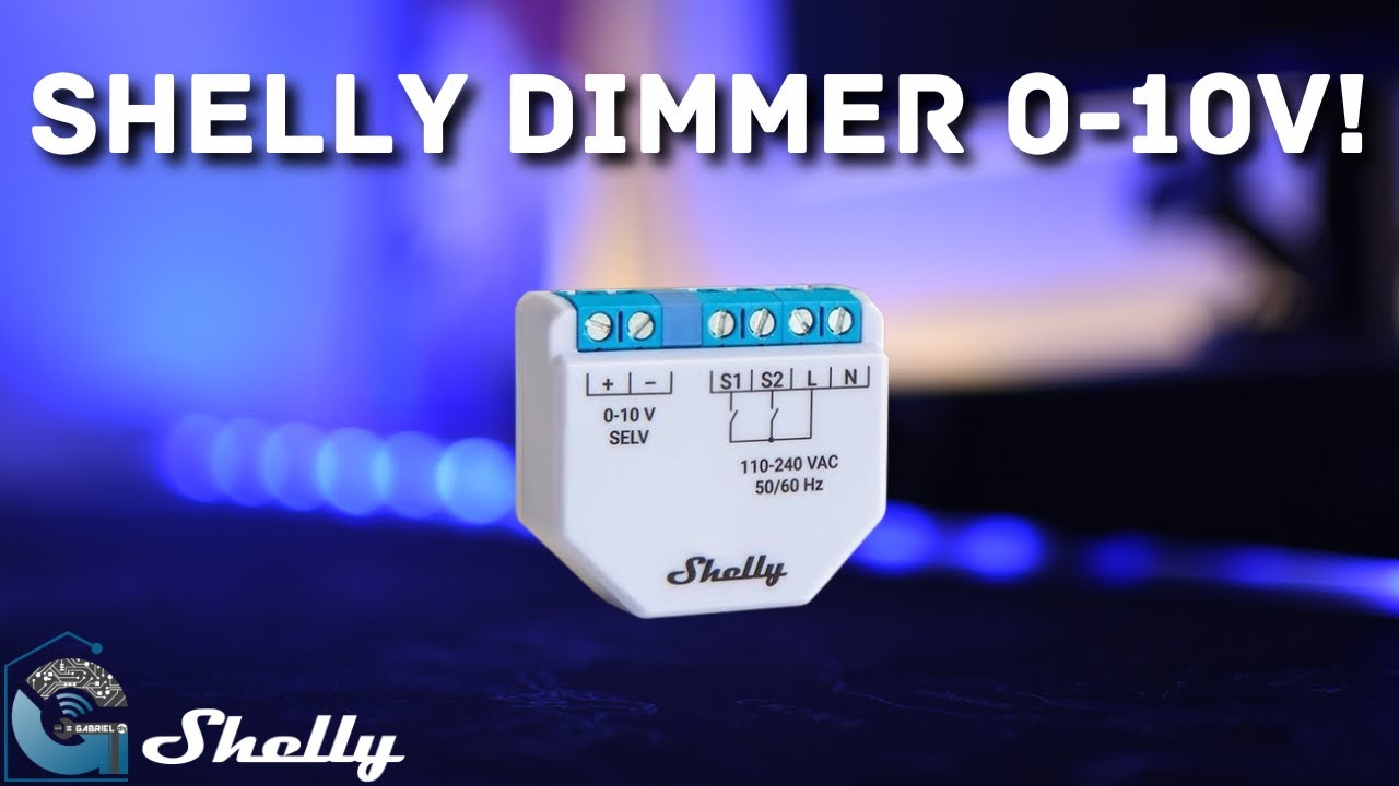 Como instalar Shelly Dimmer 0-10v para controlo de fita LED!