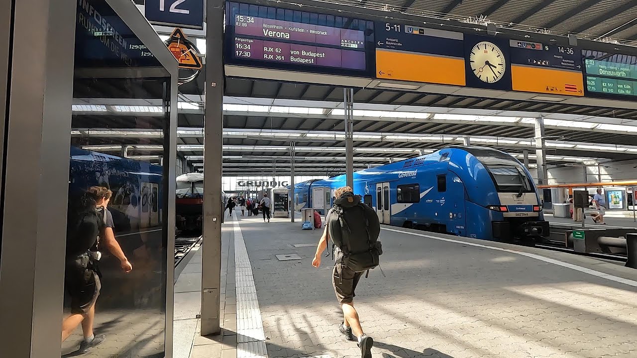 Munich Hauptbahnhof! Munich Central Train Station tour [4K]