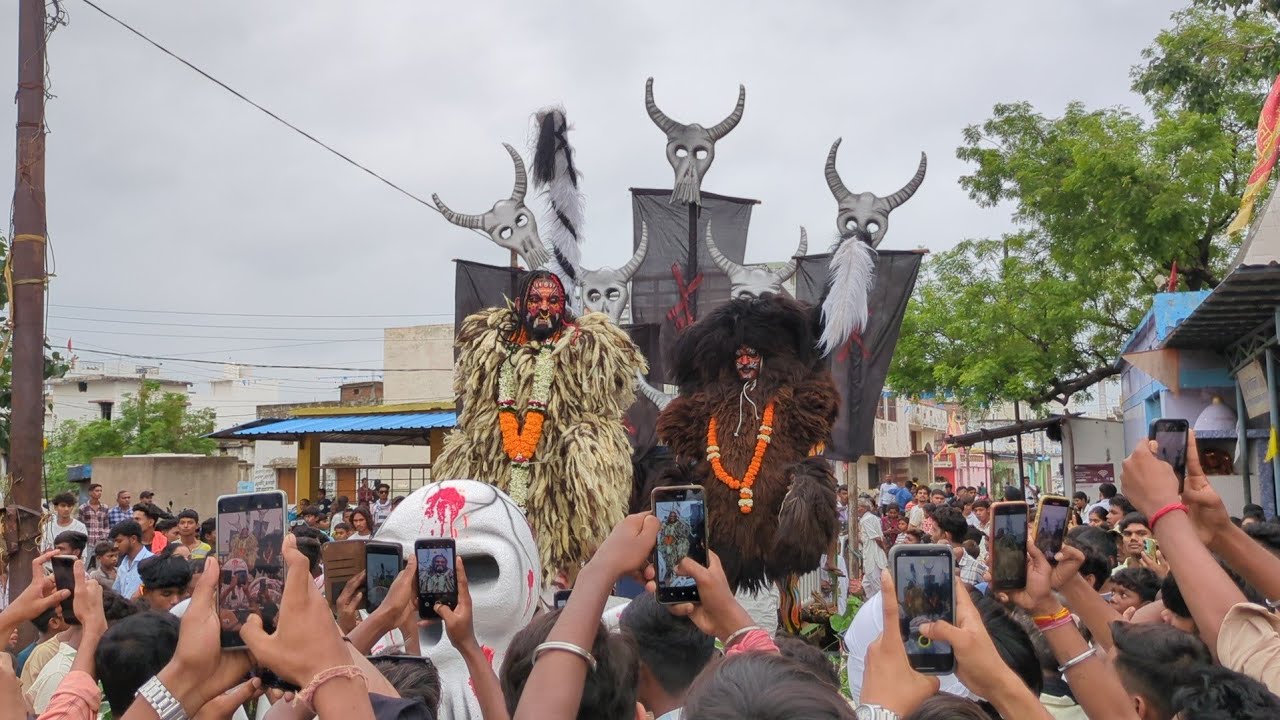 खतरनाक शेर 🦁 RAJNANDGAON MUHARRAM 2025 ❤️ इतना माहौल कही नहीं देखा होगा ❤️ #sher #rajnandgao