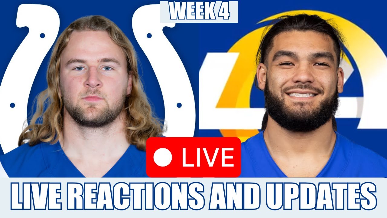 Indianapolis Colts vs. Los Angeles Rams Week 4 Live Play by Play, Reactions And Updates