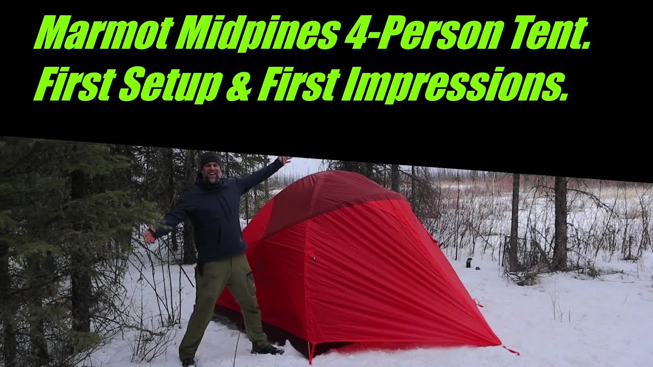 Marmot Midpines 4 Person Tent  First Setup & First Impressions