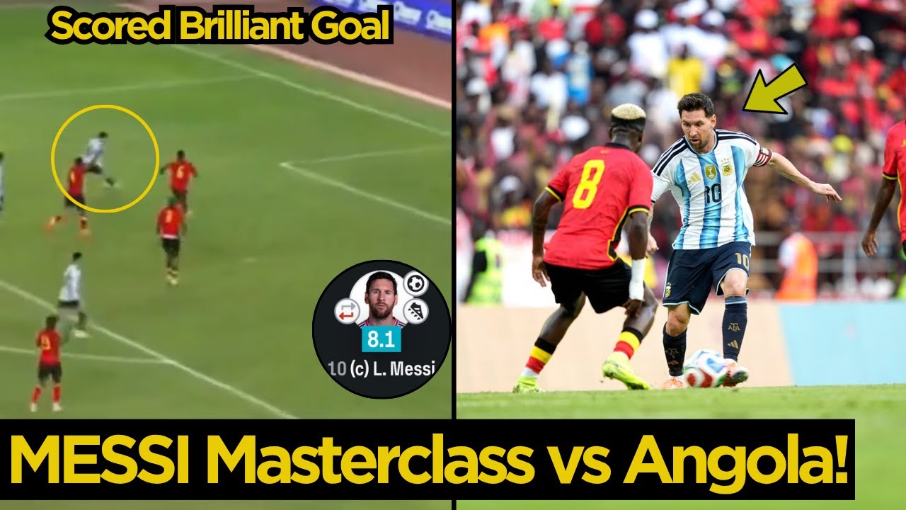 MESSI Scored Brilliant Goal and Assist vs Angola | Argentina vs Angola (2-0) Highlights