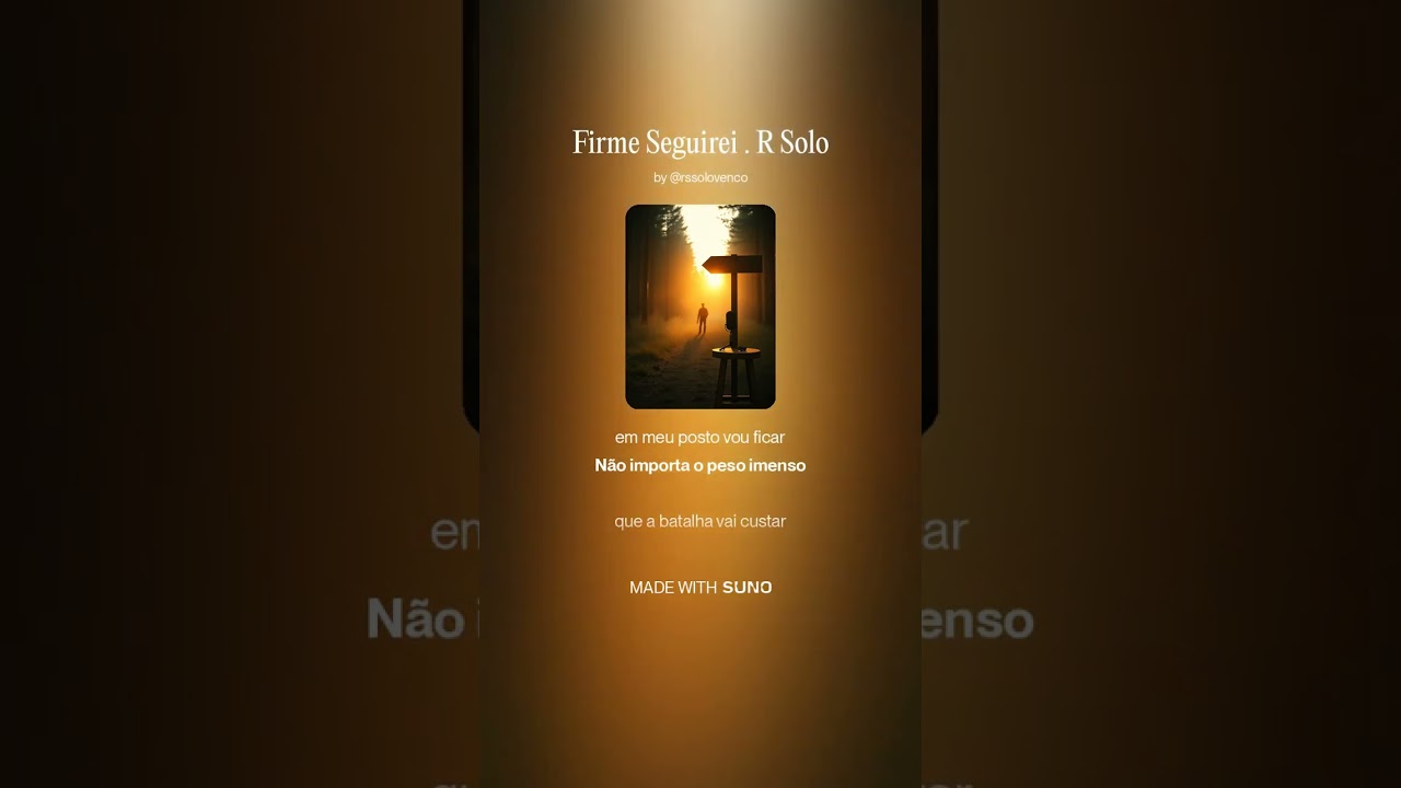 Firme Seguirei . R Solo