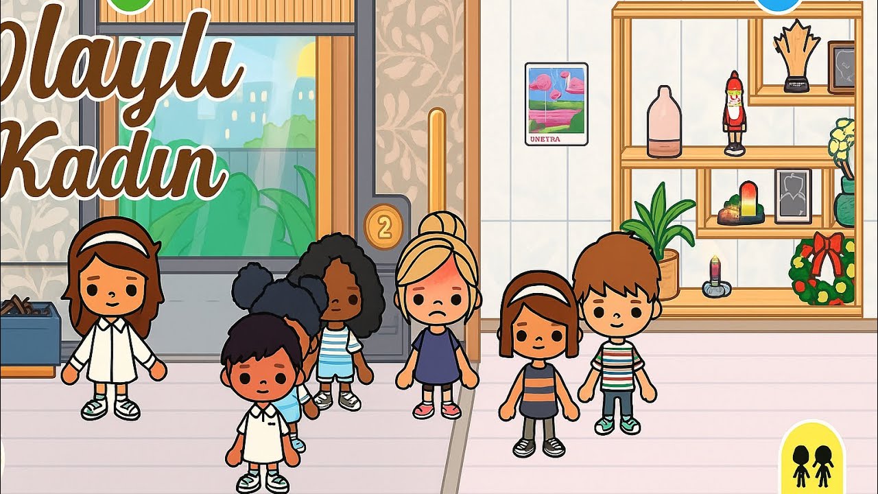 Tocaboca lisesi 🌍/129.Bolum/Olaylı kadın ❓🤷🏼‍♀️
