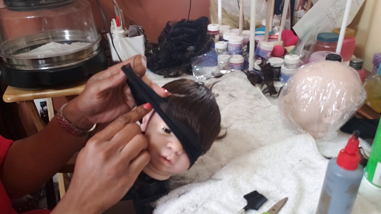 HOW TO INSTALL YOUR REBORNS WIG