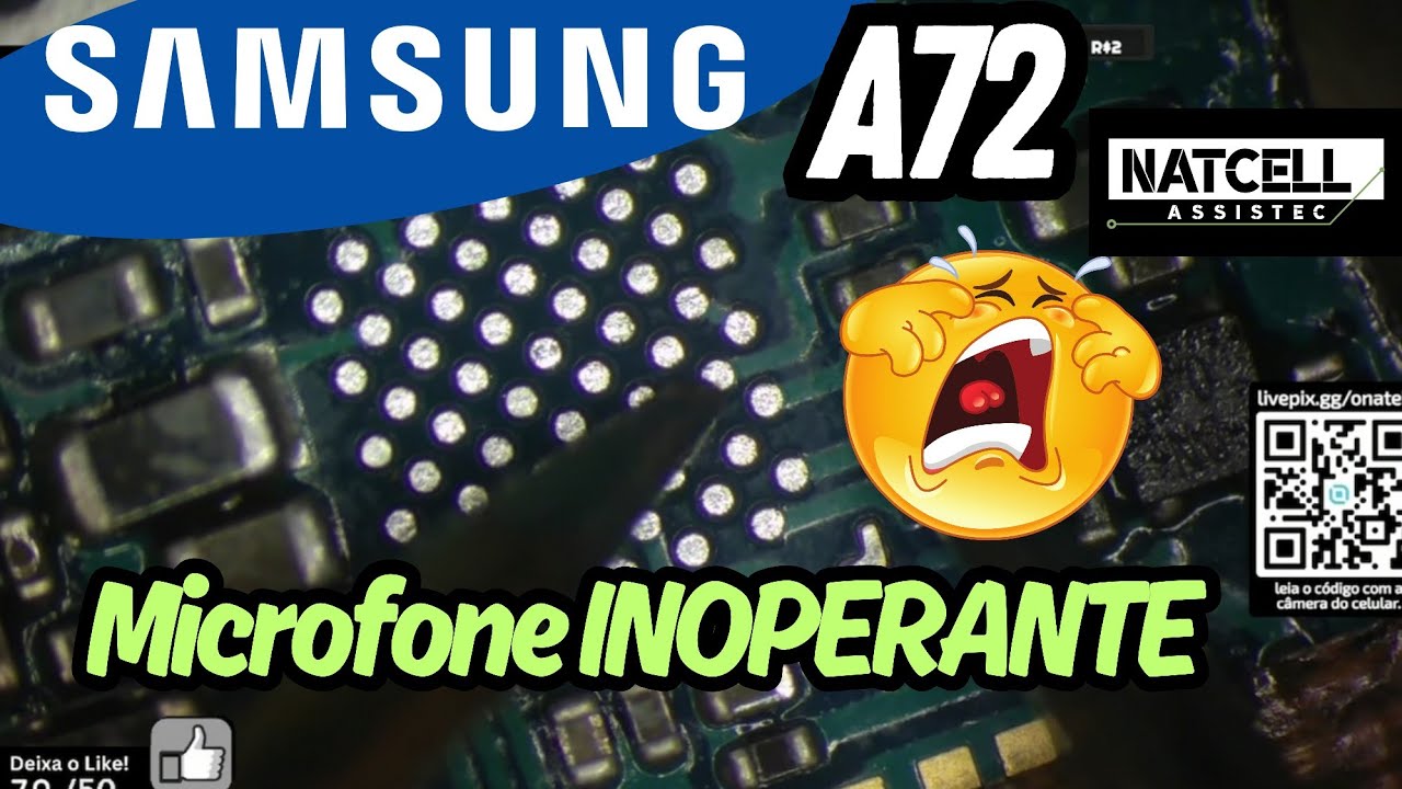 SAMSUNG A72 | NÃO FUNCIONA MIC | ANÁLISE COMPLETA - Resolvido! #natcell